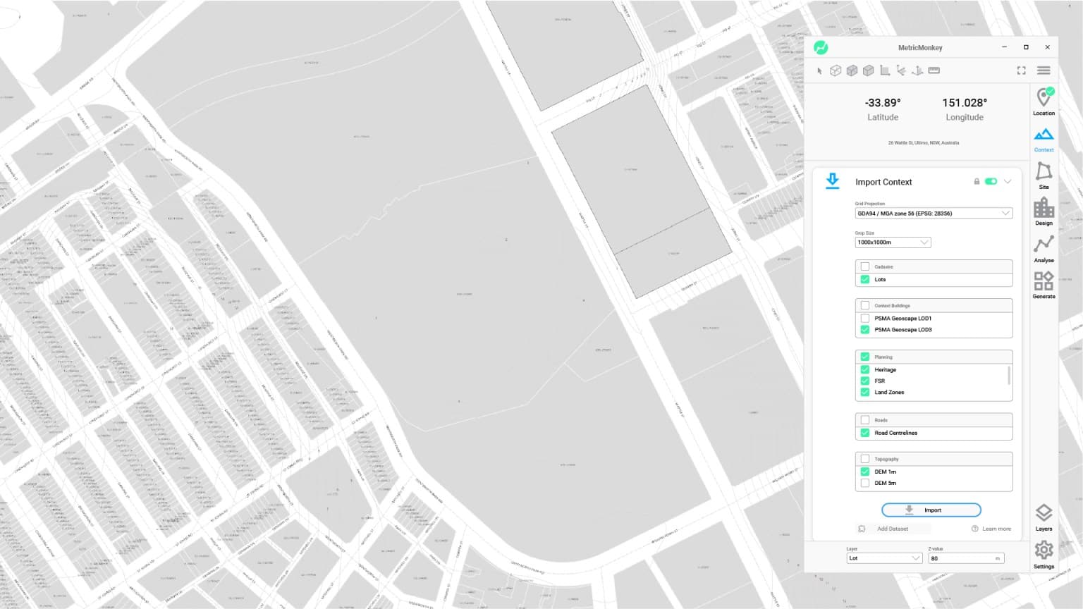 Single-Click Context Import with Database